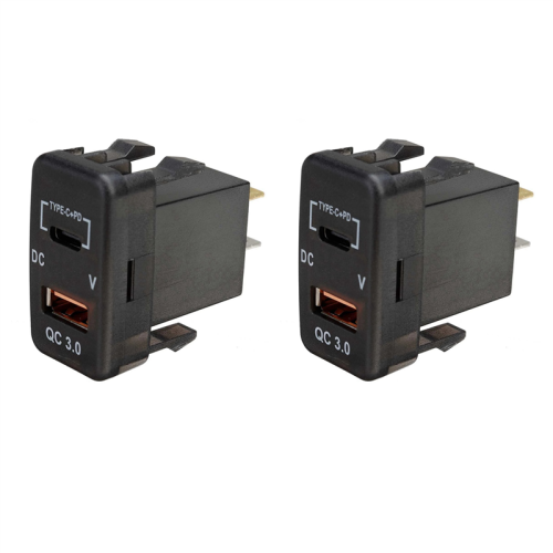 Car Fast Charger Adapter with Voltmeter for Land Cruiser 1