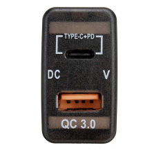 Car Fast Charger Adapter with Voltmeter for Land Cruiser