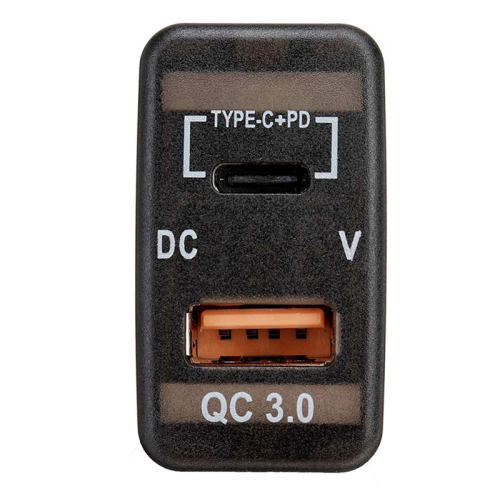 Car Fast Charger Adapter with Voltmeter for Land Cruiser