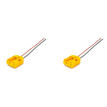 DW12V Battery Adapter for 10.8V-12V Li-Ion with Wires,Yellow