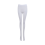 Collant in velluto bianco tinta unita per donna 2