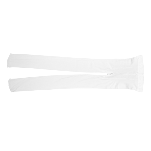 Collant in velluto bianco tinta unita per donna 2