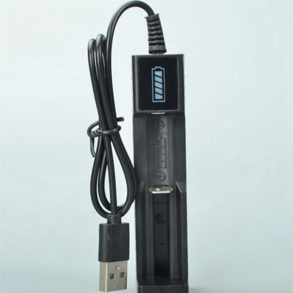 Battery Charger Usb 1 Slot Universal Quick Charging For 18650 26650 4712071152897