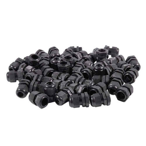 50 x Plastic Waterproof Connector PG11 5-10mm Diameter Cable Gland 1