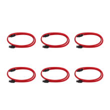 50CM SATA 3.0 III SATA3 7pin Data Cable 6Gb/s SSD Cables(Red)
