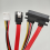 4X Festplatte Daten Netzteil Integrierte Kabel Kleine 4Pin Buchse 6