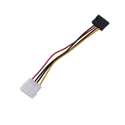 Adapter-Konverterkabel SATA-Strombuchse auf Molex-Stecker, 6 Zoll 2