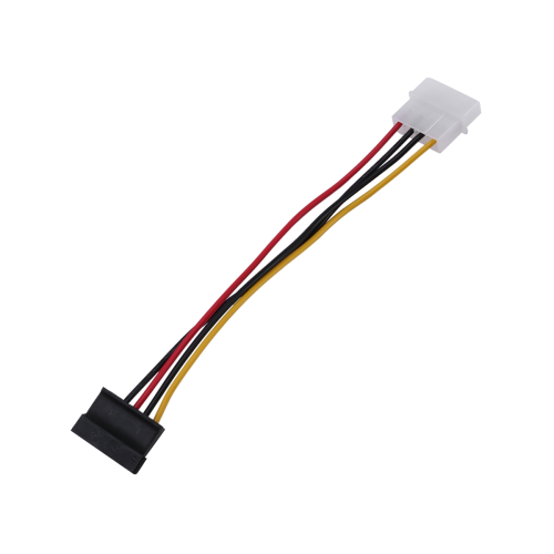 Adapter-Konverterkabel SATA-Strombuchse auf Molex-Stecker, 6 Zoll 1