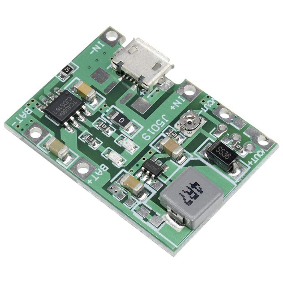 5 Pcs 2A Usb 18650 Li-Ion Battery Charger Module Boost 3.7V To 5V 9V 4712071156277