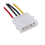 Adapter-Konverterkabel SATA-Strombuchse auf Molex-Stecker, 6 Zoll 5