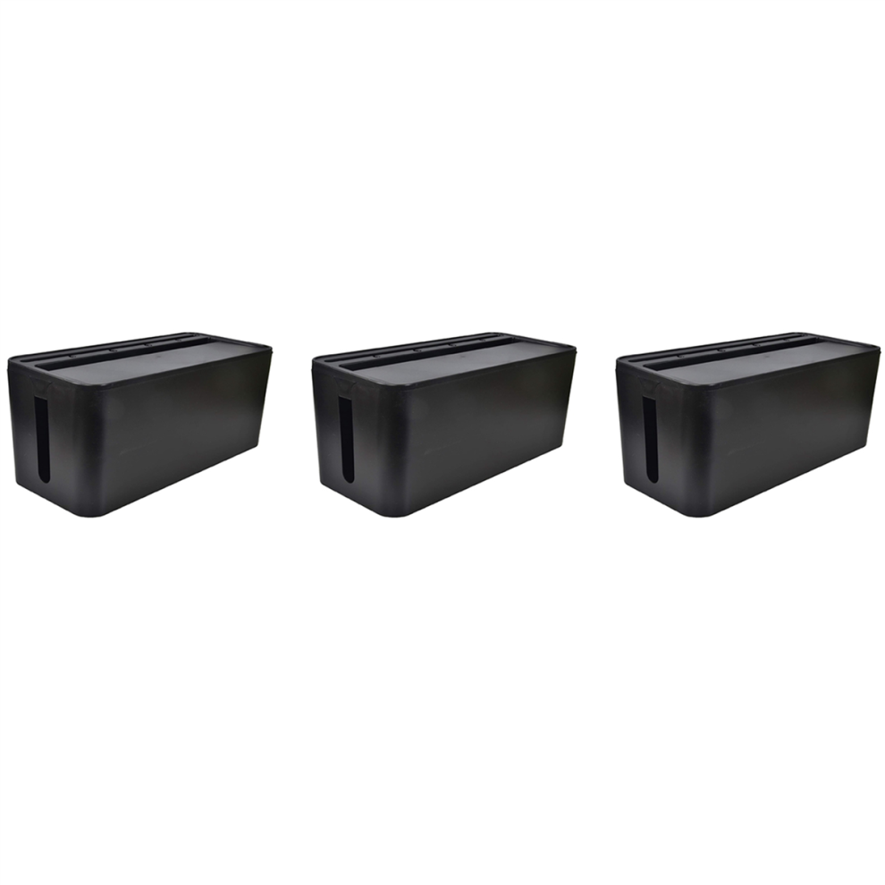 Cable Management Box For Desk Cable Management And Strip Box(Black) 4712071156642
