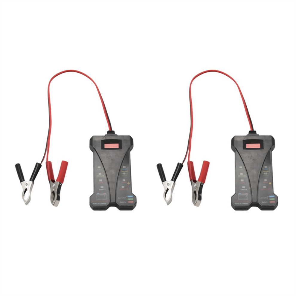 MP0514A Voltmetro 12V E Display Lcd E Indicazione Led - Nero-image