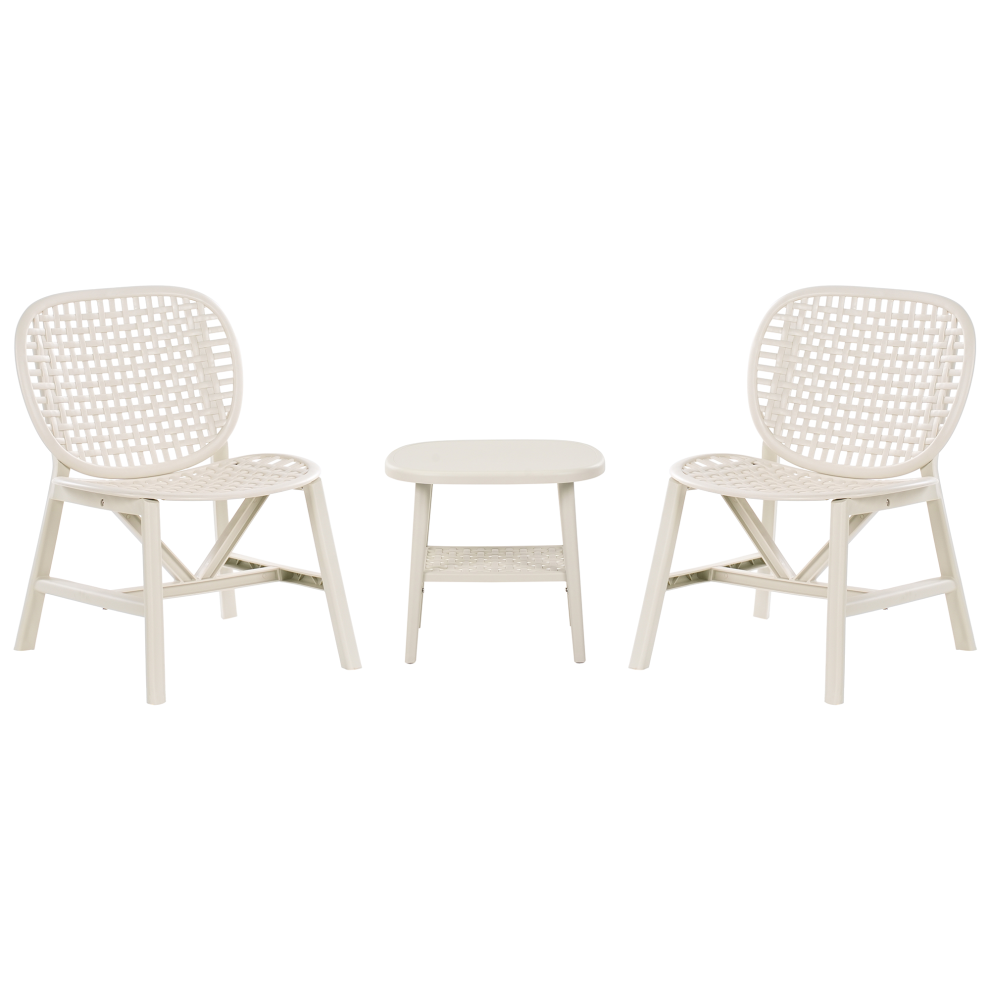 Bistro Set SICELLE Off-White