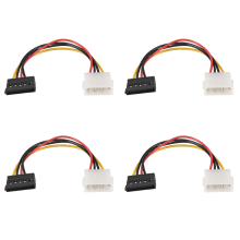 SATA Power Female to Molex Male Adapter Converter Cable, 6-Inch