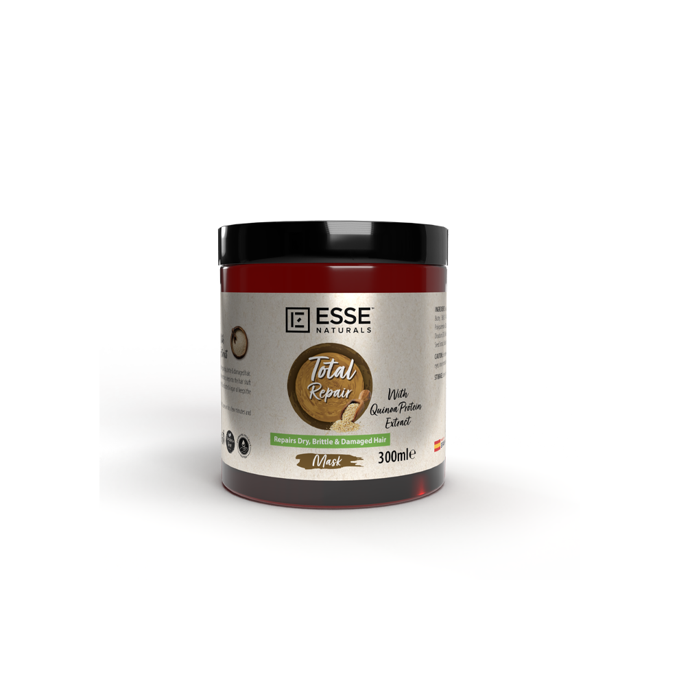 Esse Naturals Total Repair Hair Mask with Quinoa Deep Conditioning & Strengthening Treatment for Damaged, Dry, Frizzy Hair - 300ml