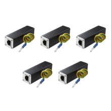 Protezione da sovratensioni di rete Ethernet con spina RJ45, scaricatore di sovratensione da 100 MHz