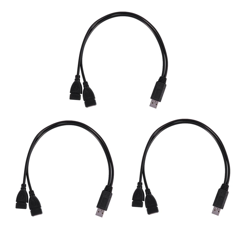 Usb 2.0 A Male To 2 Dual Usb Female Jack Y Splitter Hub Adapter Cable 4712071160755