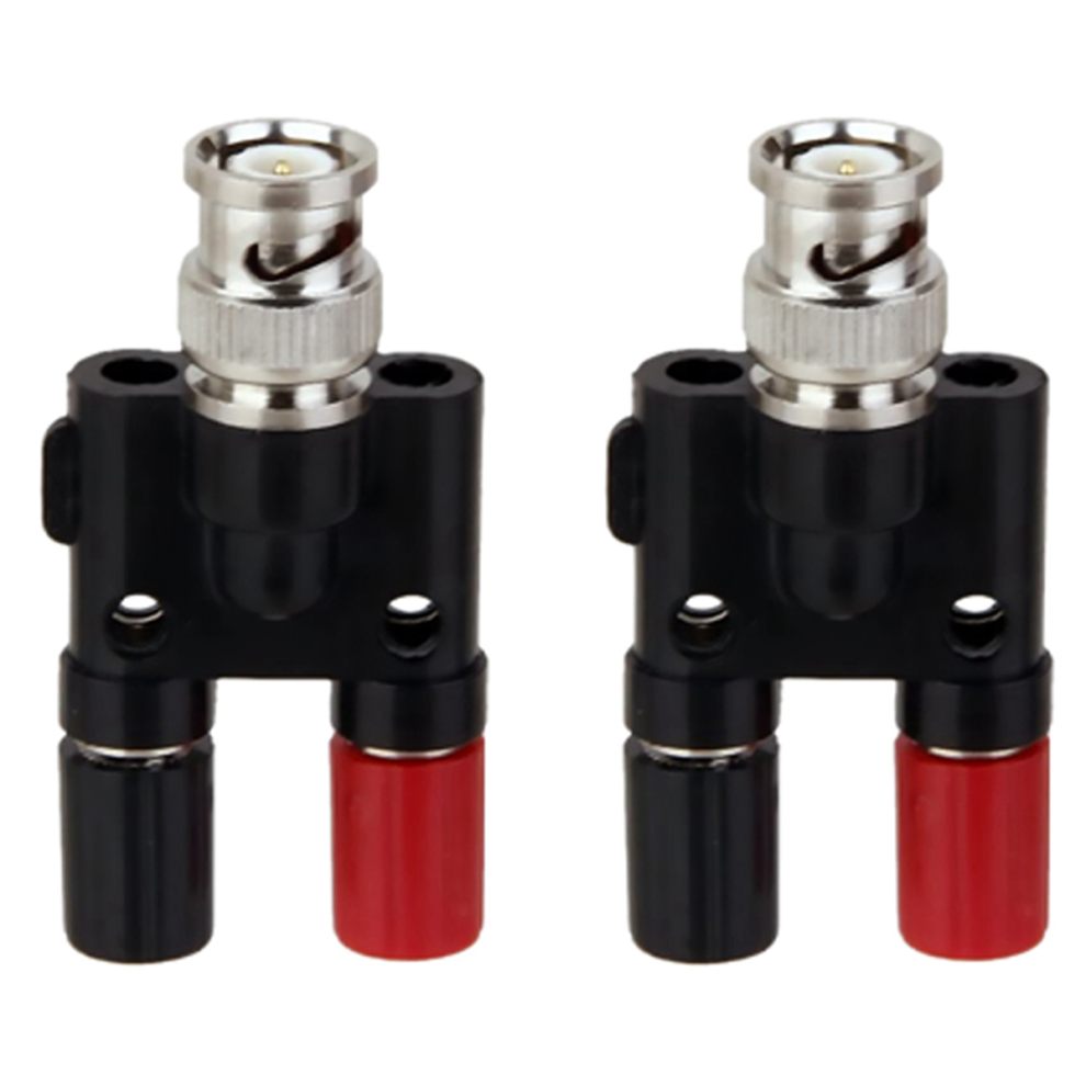 Bnc Plug 4Mm Banana Plug Splitter Connector Bnc Male Plug To 2 X 4Mm 4712071125235