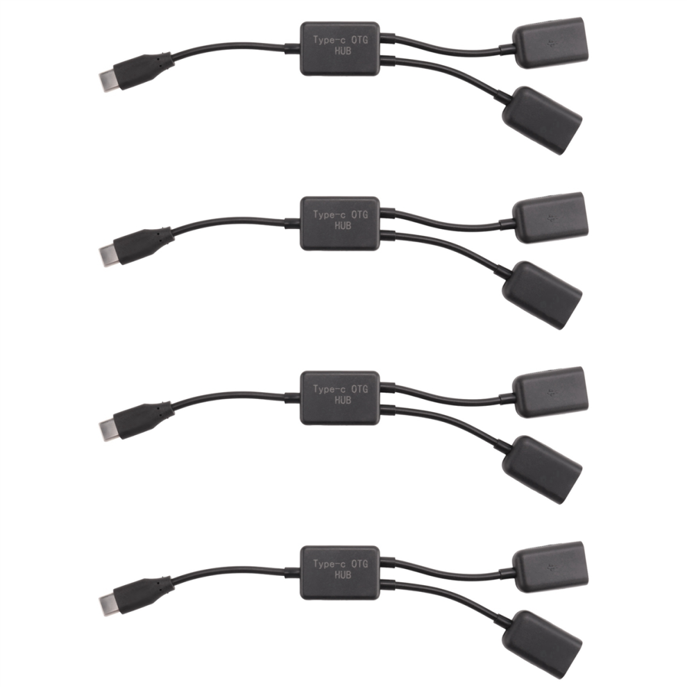Type C Otg Usb 2.0 Female Otg Charge 2 Port Hub Cable Y Splitter 4712071160670