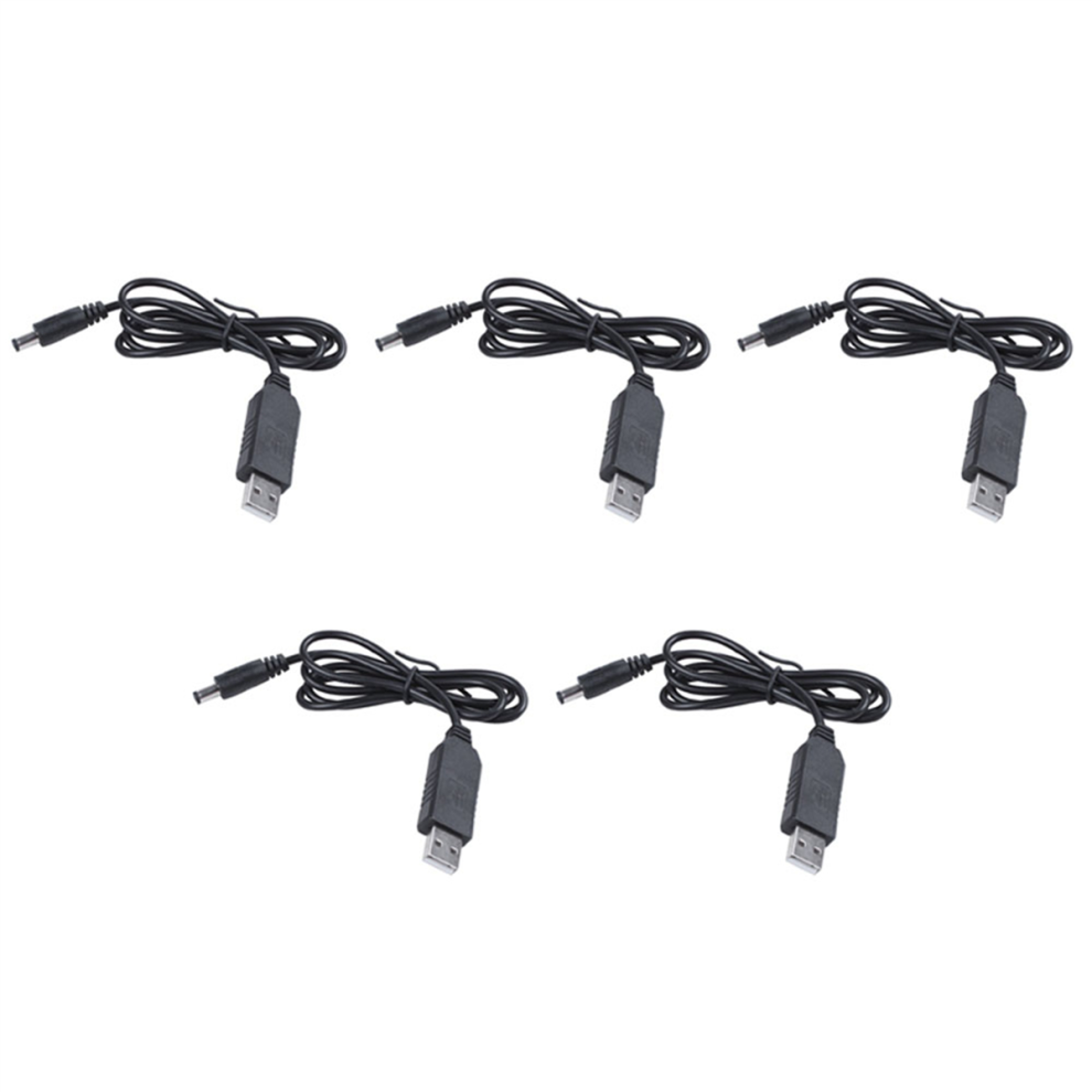 5V To Dc 12V 2.1Mm X 5.5Mm Module Cable Plug,Usb To Dc Cable -1M 4712071123637