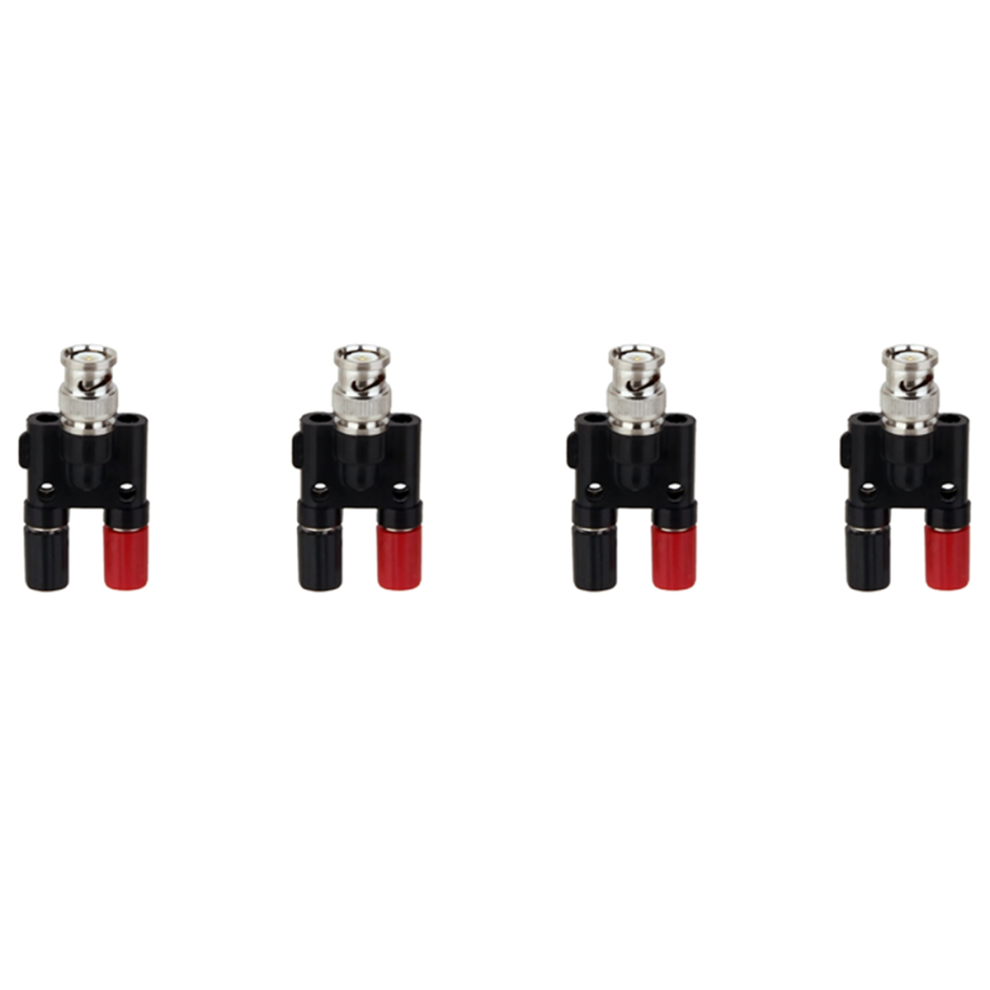 Bnc Plug 4Mm Banana Plug Splitter Connector Bnc Male Plug To 2 X 4Mm 4712071125228