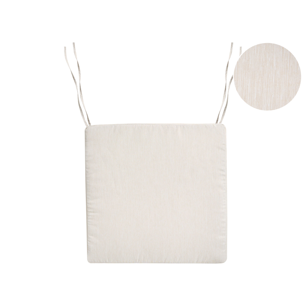Garden Chair Cushion SASSARI PREMIUM 46 x 46 cm Light Beige