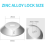 Adhesive Security Plate with Slot for Lock Down Laptops(Silver 2Pack) 3