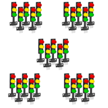 5x LED Traffic Light Module DIY Mini Traffic Light 3.3-5V for
