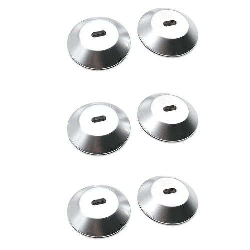 Adhesive Security Plate with Slot for Lock Down Laptops(Silver 2Pack)