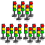 5x LED Traffic Light Module DIY Mini Traffic Light 3.3-5V for 1