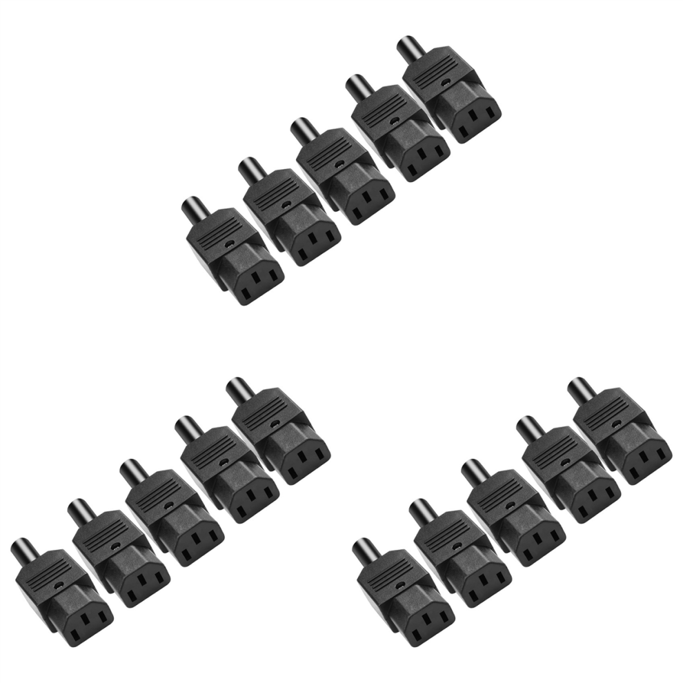 5Pcs Iec C13 Power Plug Connector C13 Female Plug Power Adapter 4712071123439