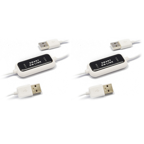 USB 2.0 Smart KM Link PC to PC Keyboard Mouse Share Sync Data Link