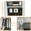 Mining Frame Mining Rig Case Support ITX/ Mini ATX for 8 GPU(ATX) 5