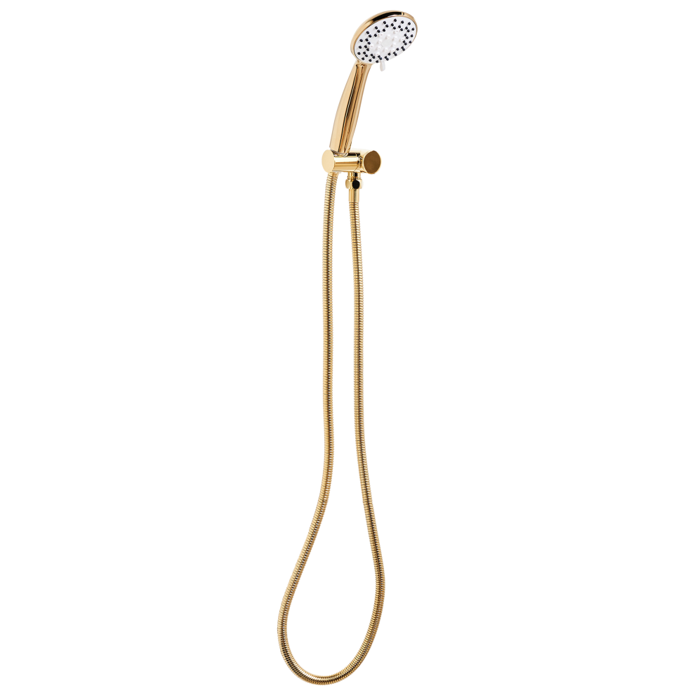 Shower Head and Hose Kit MACAY 3-function Gold