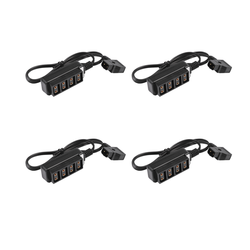 Male D-Tap B Type Power Dtap Tap To 4 Female P-Tap Electric Splitter 4712071128922