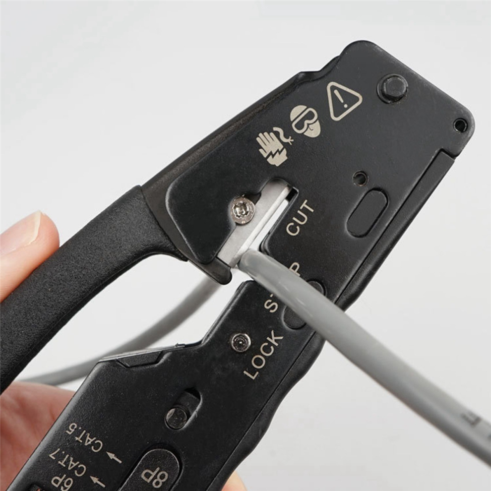 Network Cable Crimper For Rj45 Cat7 Cat6 Cat5 Rj11 Rj12 Connector 4712071129578
