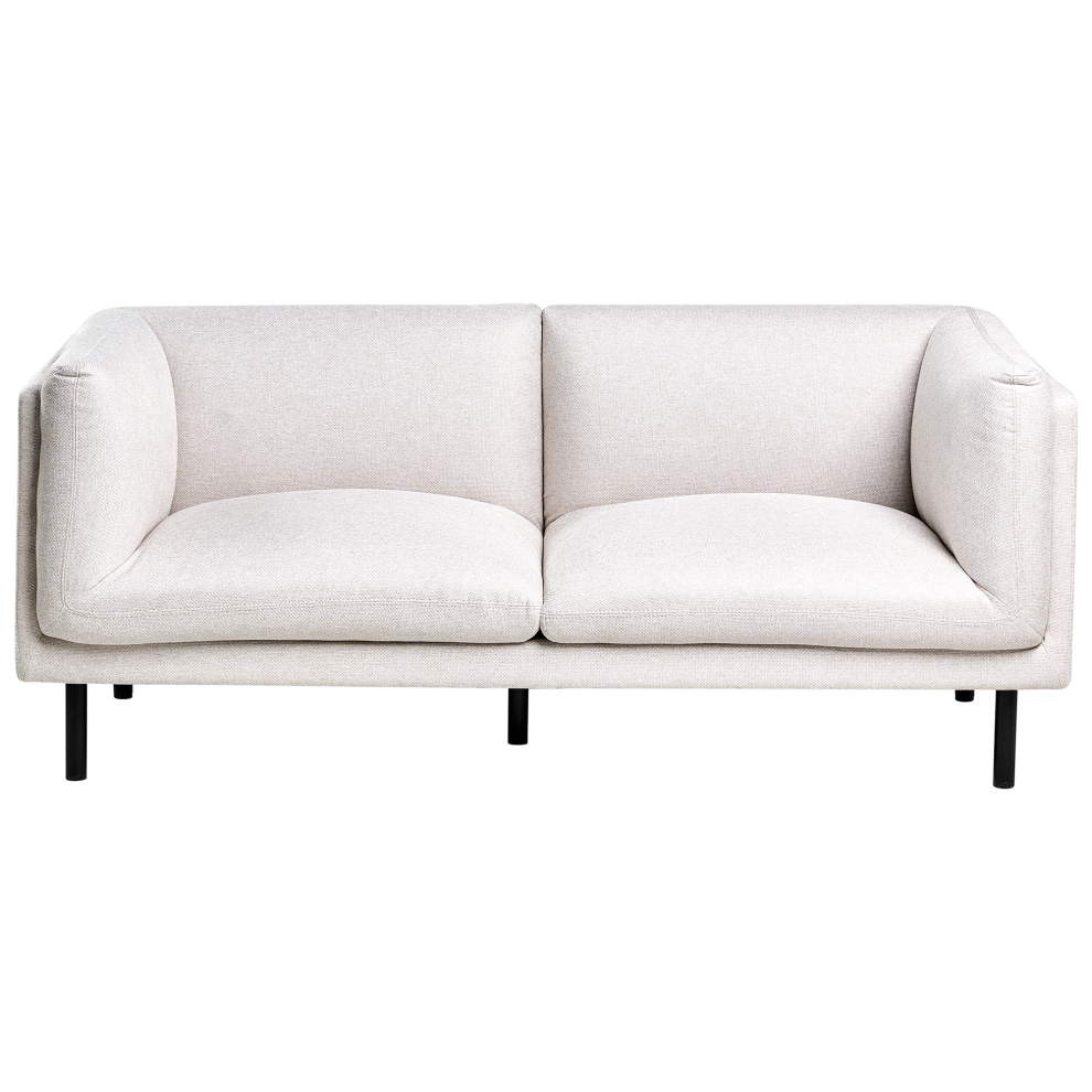 Sofa 2 Seater VORGOD Fabric Light Beige