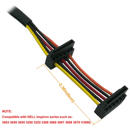 HDD SATA-Stromkabel ATX-Adapter für 3653 3650 Serie 2