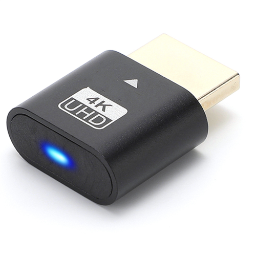 -Compatible 4K Dummy Plug with LED Light C 1