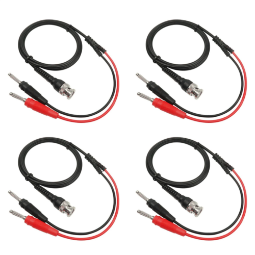 P1009 BNC To Dual 4MM Stackable Banana Plug Test Lead Probe BNC Cable