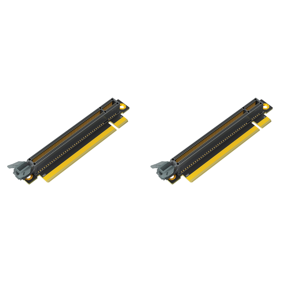 Pci-E 16X 3.0 90 Degree Reverse Male To Female Riser Card For 1U Black 4712071130291