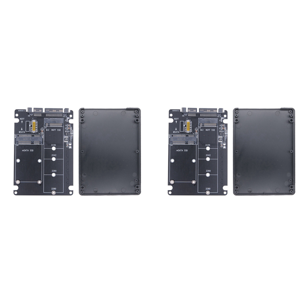 M.2 Ngff Msata Ssd To Sata 3.0 2 In 1 Converter Card Ssd Adapter Card 4712071128366