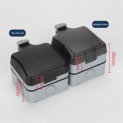 Scatola impermeabile IP66 13A con interruttore (spina UK) 2