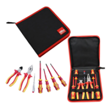Hilka Tools VDE Electricians Screwdriver And Pliers Set 7 Piece