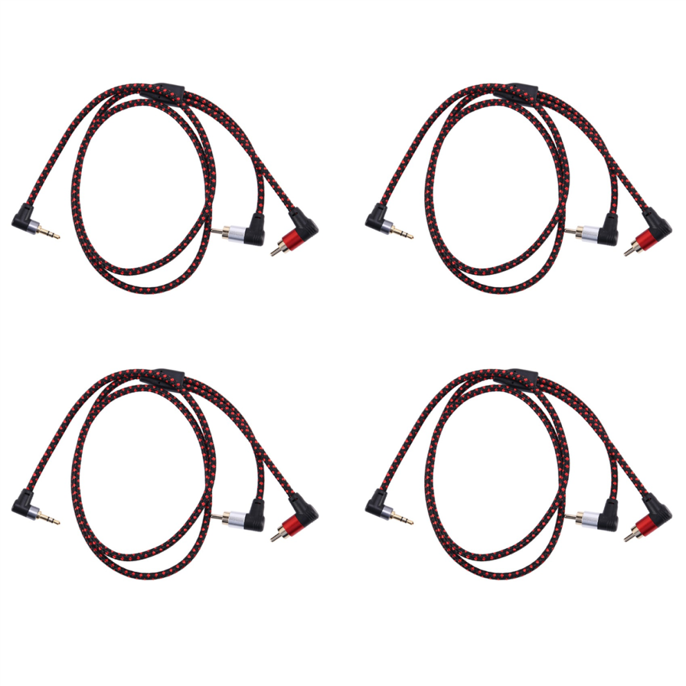 90 Degree 3.5Mm Male To 2 Aux Y Microphone Plug For Laptop 1M 4712071135562