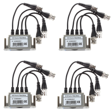 Ricetrasmettitore Passivo 4 Canali per UTP BNC Video Balun