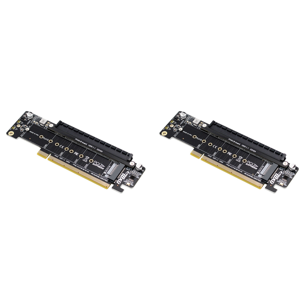 Pcie4.0 Split Expansion Riser Card Pcie X16 To M.2 Nvme Adapter Card 4712071130918
