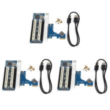 PCI-E-zu-PCI-Adapterkarte PCIE zu 2 PCI-Steckplatzunterstützung Capture Card