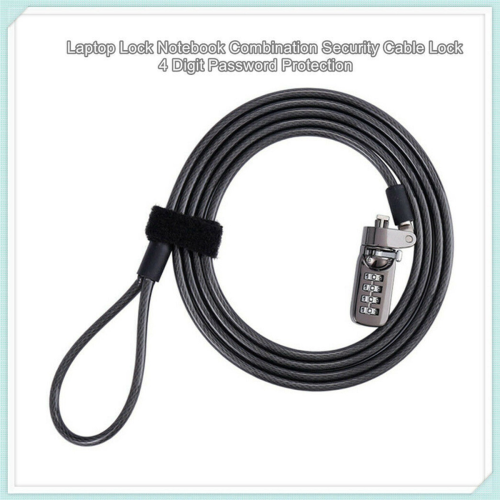 Security Anti-Theft Combination Laptop Notebook 4 Digit Password Lock 1