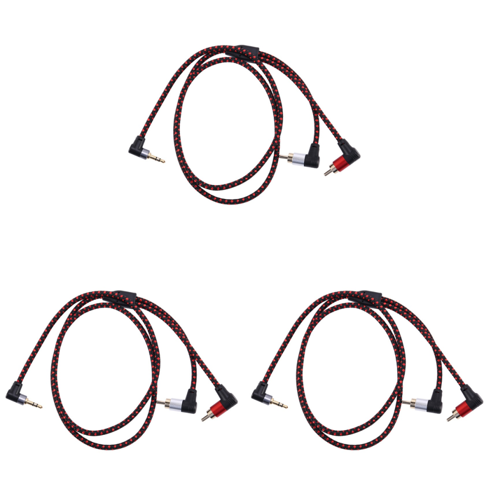 90 Degree 3.5Mm Male To 2 Aux Y Microphone Plug For Laptop 1M 4712071135555